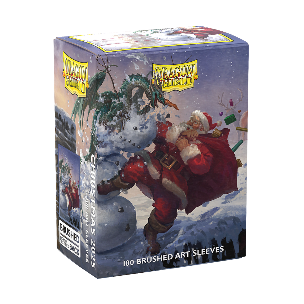 Dragon Shield: Standard 100ct Brushed Art Sleeves - Christmas 2025