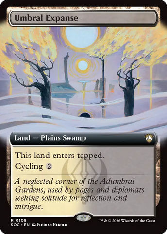 Umbral Expanse (Extended Art) [Secrets of Strixhaven Commander]