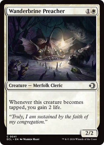 Wanderbrine Preacher [Lorwyn Eclipsed]