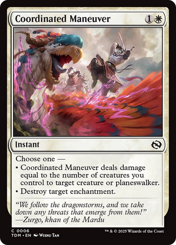 Coordinated Maneuver [Tarkir: Dragonstorm]