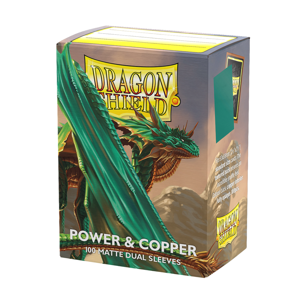 Dragon Shield: Standard 100ct Sleeves - Power and Copper