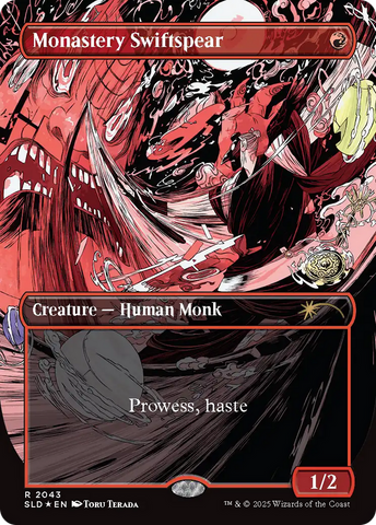 Monastery Swiftspear (2043) (Raised Foil) [Secret Lair Drop Series]