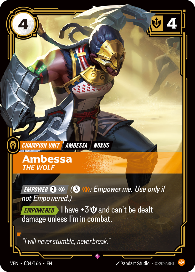 Ambessa The Wolf - Vendetta (VEN 084/166)