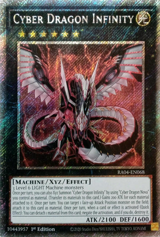 Cyber Dragon Infinity [RA04-EN068] Platinum Secret Rare