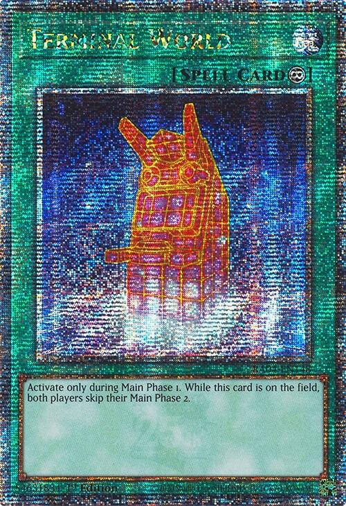 Terminal World [RA04-EN148] Quarter Century Secret Rare