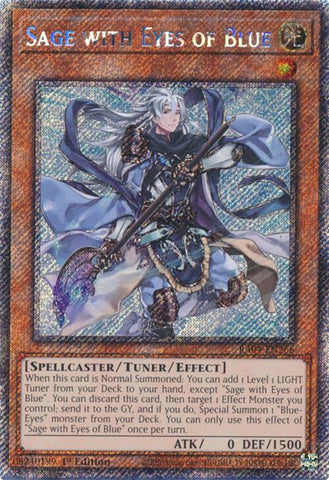Sage with Eyes of Blue [RA04-EN266] Platinum Secret Rare
