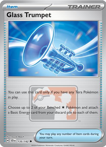 Glass Trumpet (135/142) [League & Championship Cards]