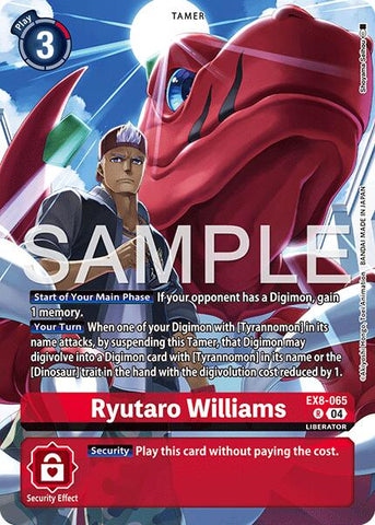 Ryutaro Williams [EX8-065] (Digimon Liberator Debuggers Set) [Chain of Liberation]