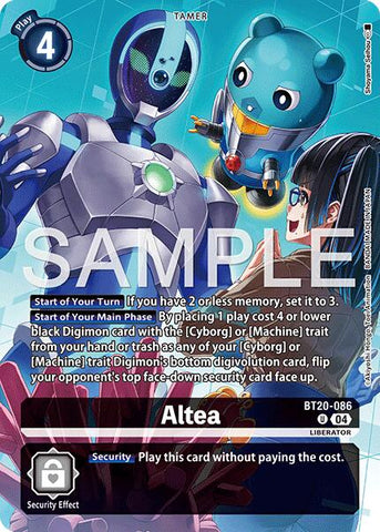 Altea [BT20-086] (Digimon Liberator Debuggers Set) [Release Special Booster Ver.2.5 Promos]