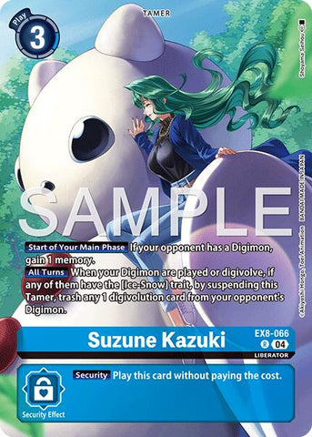 Suzune Kazuki [EX8-066] (Digimon Liberator Debuggers Set) [Chain of Liberation]