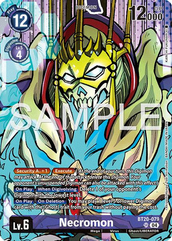 Necromon [BT20-079] (Digimon Liberator Debuggers Set) [Release Special Booster Ver.2.5 Promos]