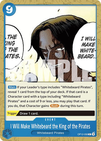 I Will Make Whitebeard the King of the Pirates [Legacy of the Master]
