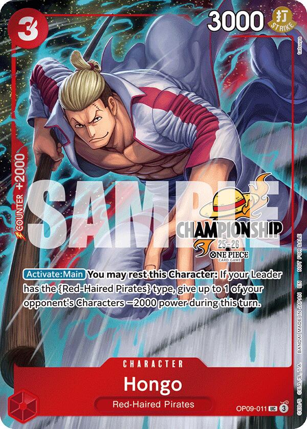 Hongo (CS 25-26 Celebration Pack) [One Piece Promotion Cards]
