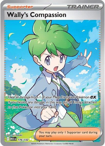 Wally's Compassion (176/132) [Mega Evolution: Base Set]