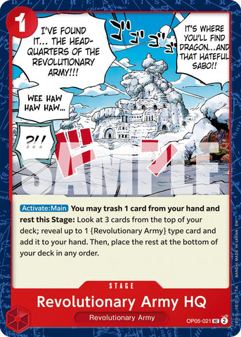 Revolutionary Army HQ (Reprint) [Premium Booster -The Best- Vol. 2]
