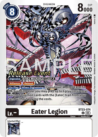 Eater Legion [BT23-074] [Hackers' Slumber Release Event Cards]