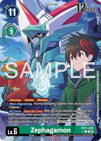 Zephagamon [EX11-035] (Alternate Art) [Dawn of Liberator]