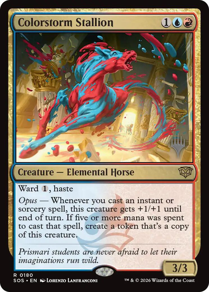 Colorstorm Stallion [Secrets of Strixhaven Promos]