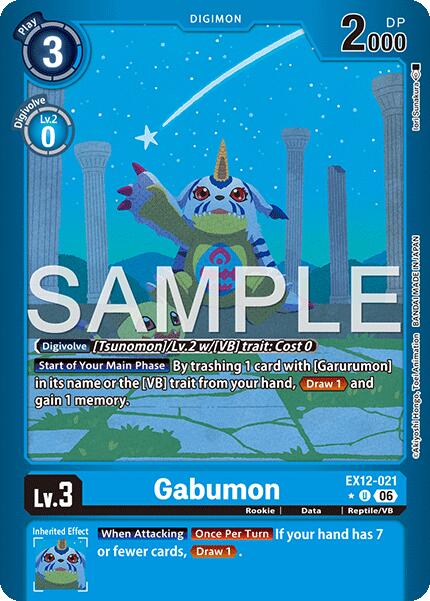 Gabumon [EX12-021] (Limited Foil) [Digital World Shambala]
