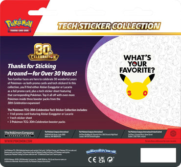 30th Celebration Tech Sticker Collection