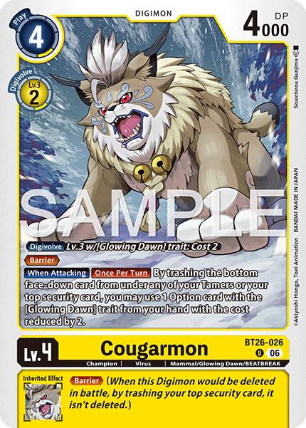 Cougarmon [BT26-026] [Timeless Bonds]