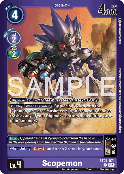 Scopemon [BT21-071] [Limited Card Pack -Final Crest-]