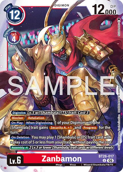 Zanbamon [BT26-017] [Timeless Bonds]
