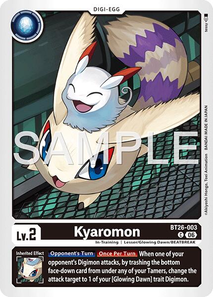 Kyaromon [BT26-003] [Timeless Bonds]