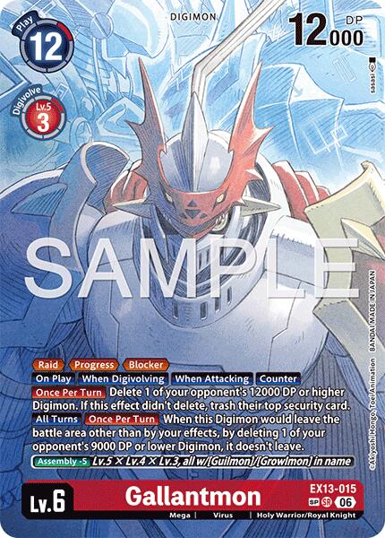 Gallantmon [EX13-015] (SP) [Chivalrous XIII]