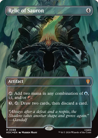 Relic of Sauron (Borderless) (Surge Foil) [The Hobbit: Eternal-Legal]