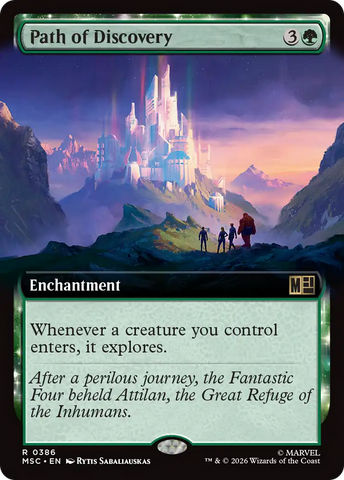 Path of Discovery (Extended Art) [Marvel Super Heroes Commander]