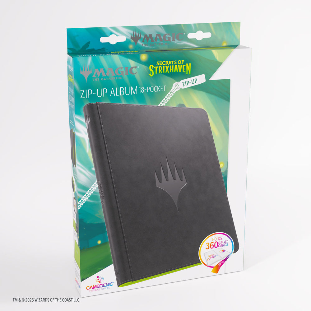 Gamegenic 18-pkt Zip-Up Album Secrets of Strixhaven Black/Green
