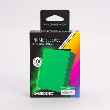 Gamegenic Prime Sleeves - Green (New Packaging)