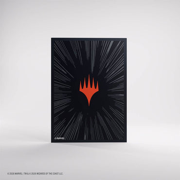 Gamegenic Premium Double Sleeving Pack - Comic Burst Burst Black