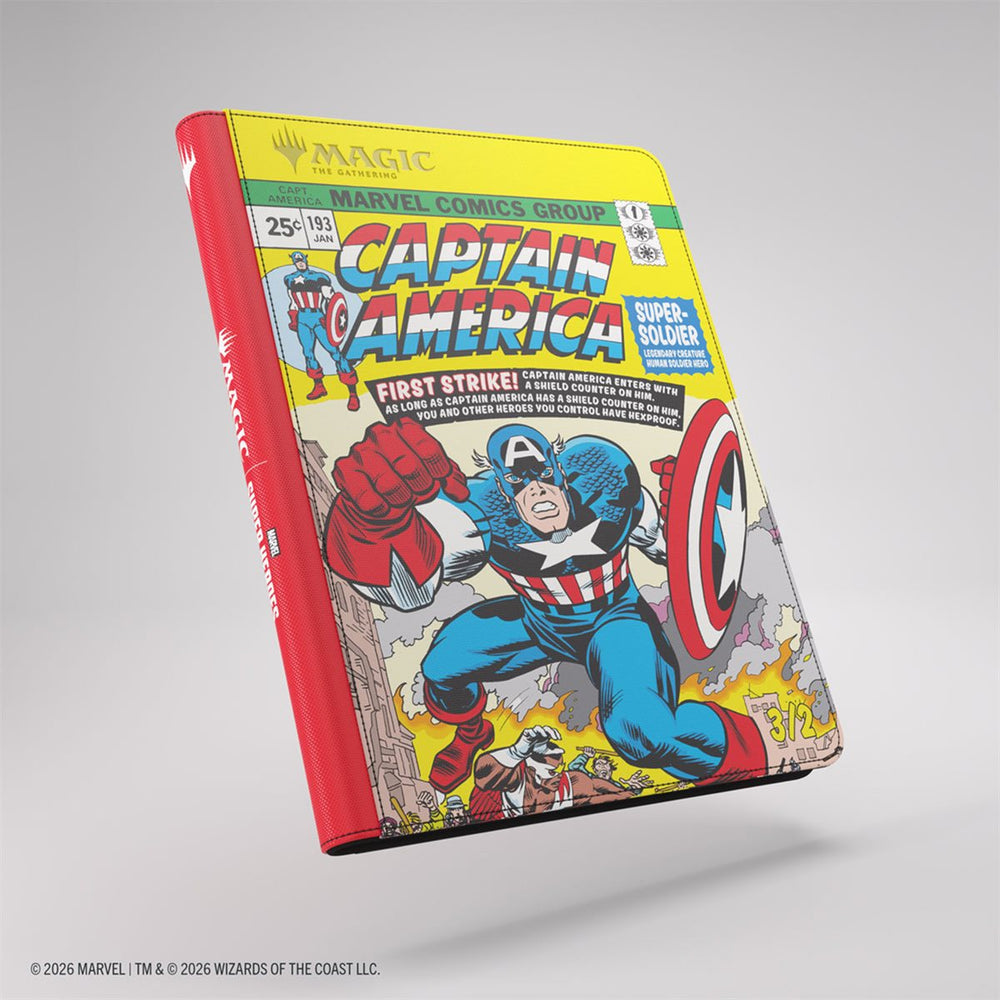 Gamegenic 18-pkt Zip-Up Album MTG Marvel Super Heroes - Captain America/Black Panther