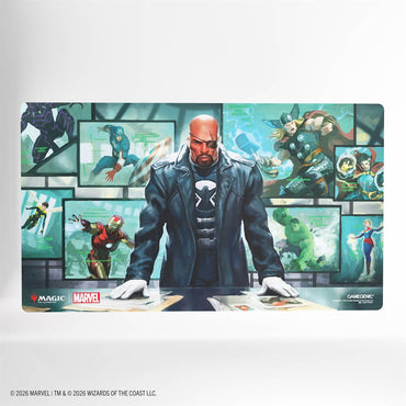 Gamegenic Playmat Prime: Marvel the Gathering - Director Nick Fury