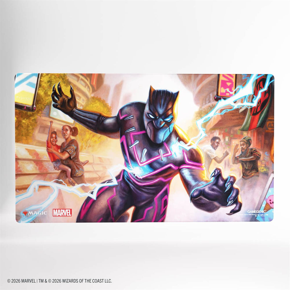 Gamegenic Playmat Shiny: Marvel the Gathering - Striking Black Panther