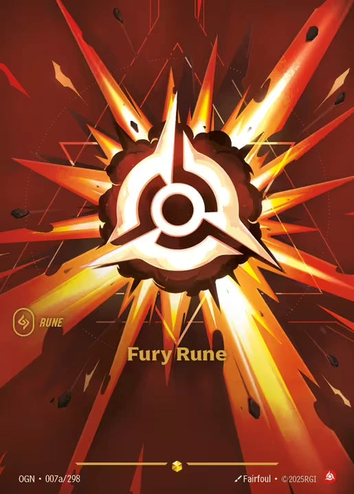 Fury Rune [OGN-007a] (Alt Art)