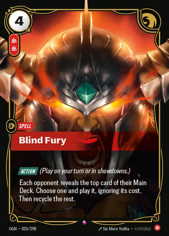 Blind Fury [OGN-025]