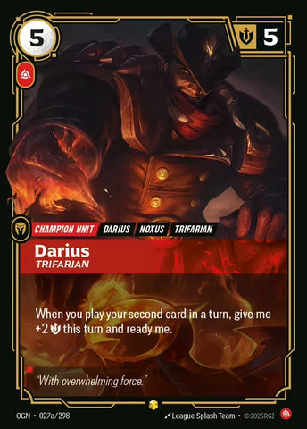 Darius Trifarian [OGN-027a] (Alt Art)