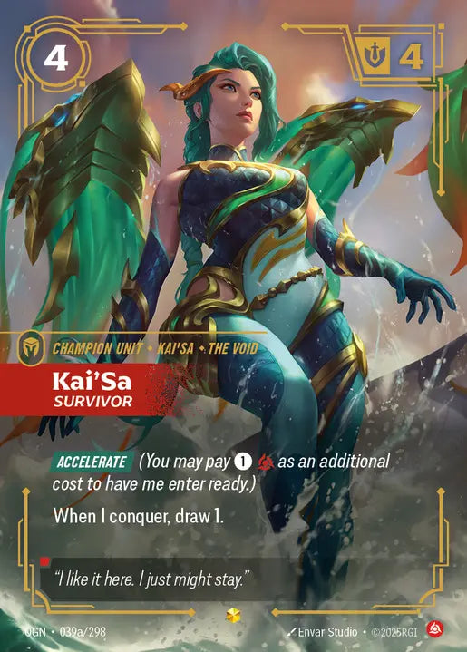 Kai'Sa Survivor [OGN-039a] (Alt Art)