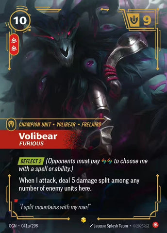 Volibear Furious [OGN-041a] (Alt Art)