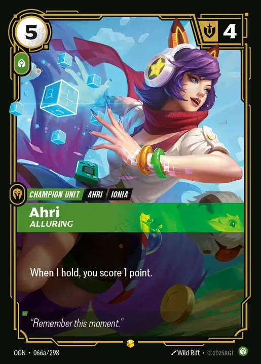 Ahri Alluring [OGN-066a] (Alt Art)