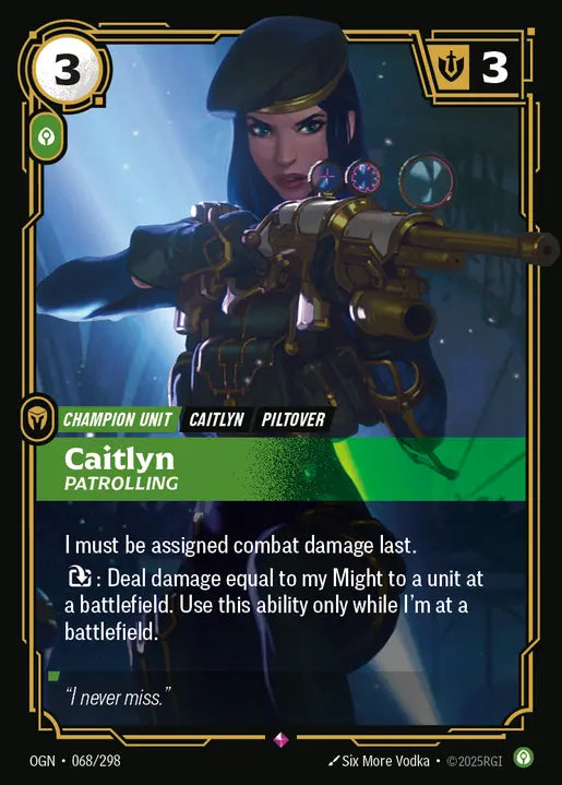 Caitlyn Patrolling [OGN-068]