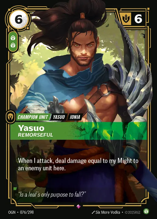 Yasuo Remorseful [OGN-076]