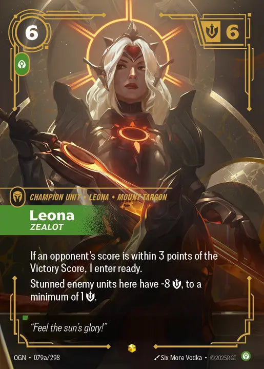 Leona Zealot [OGN-079a] (Alt Art)