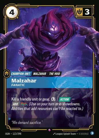 Malzahar Fanatic [OGN-113]