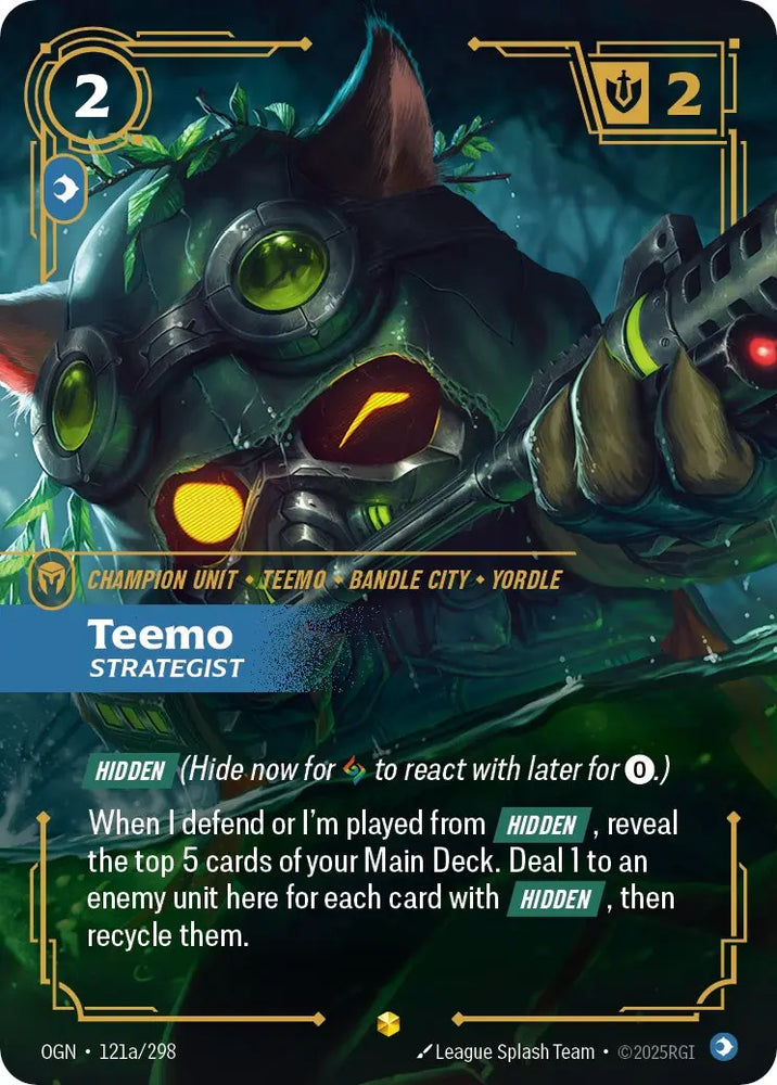 Teemo Strategist [OGN-121a] (Alt Art)