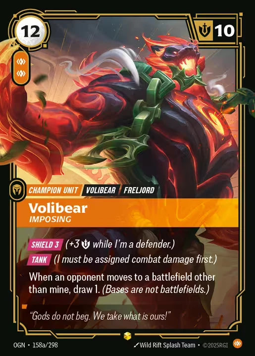 Volibear Imposing [OGN-158a] (Alt Art)