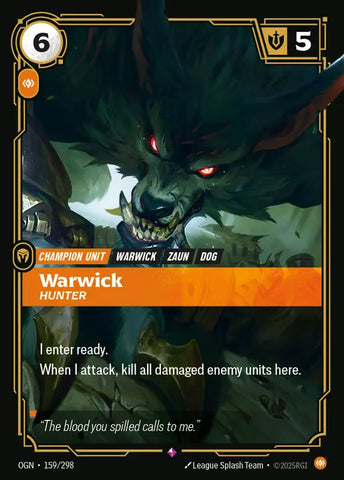 Warwick Hunter [OGN-159]